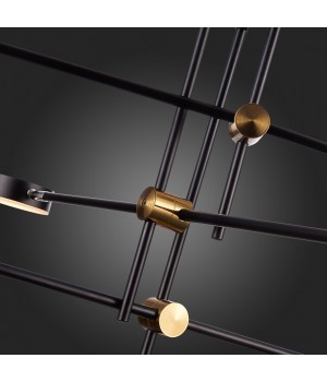 SL1604.432.06 Светильник потолочный ST-Luce Черный, Латунь/Черный LED 6*5W 3000K RODRIGO-foto15