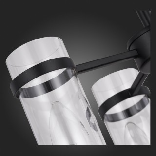 SL334.403.04 Люстра подвесная ST-Luce Черный, Никель/Прозрачный E14 4*60W BICHERO-foto12