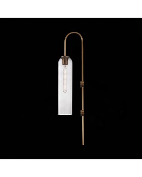 SL1145.341.01 Светильник настенный ST-Luce Латунь/Дымчатый E27 1*60W CALLANA-foto5