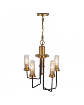 SL336.303.05 Люстра подвесная ST-Luce Коричневый, Бронза/Бежевый E14 5*60W DELAVERA-foto17