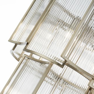 SL1234.103.08 Люстра подвесная ST-Luce Никель/Прозрачный, Никель E14 8*60W Cosenza-foto4