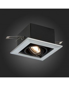 ST250.148.01 Св-к встр. Черный GU10 1*50W L126xW126xH70 220V Без ламп HEMI-foto7