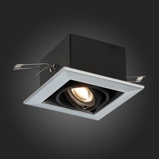 ST250.148.01 Св-к встр. Черный GU10 1*50W  L126xW126xH70 220V Без ламп HEMI-foto7