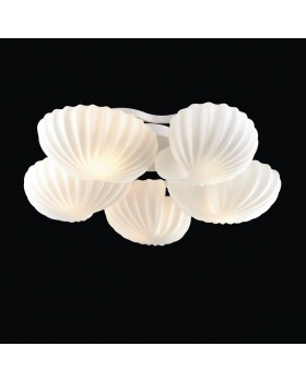 SL534.502.05 Люстра потолочная ST-Luce Белый/Белый E27 5*60W CONGLIA-foto2