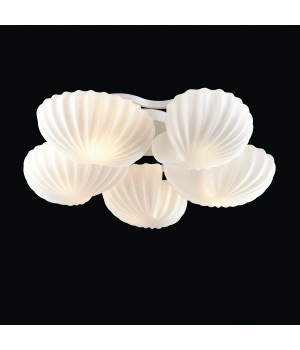 SL534.502.05 Люстра потолочная ST-Luce Белый/Белый E27 5*60W CONGLIA-foto2