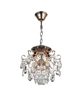 SL846.202.03 Люстра подвесная ST-Luce Золотистый/Прозрачный E14 3*40W ORECCHINI-foto2