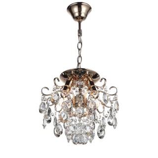 SL846.202.03 Люстра подвесная ST-Luce Золотистый/Прозрачный E14 3*40W ORECCHINI-foto2