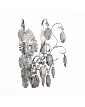 SL846.101.02 Бра ST-Luce Темный хром/Тонированный черный E14 2*40W ORECCHINI-foto2