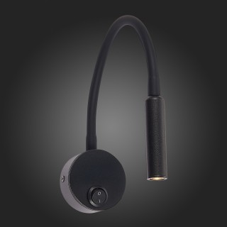 ST653.431.01 Светильник настенный ST-Luce Черный/Черный LED 1*3W 3000K BERSONE-foto5