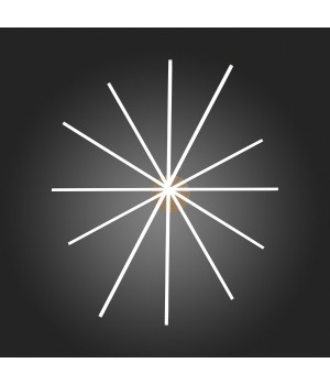 SL394.223.06 Светильник подвесной ST-Luce Матовое золото/Белый LED 6*16,6W 4000K BASONI-foto3