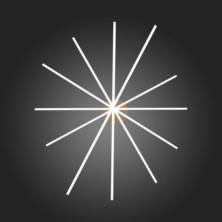 SL394.223.06 Светильник подвесной ST-Luce Матовое золото/Белый LED 6*16,6W 4000K BASONI