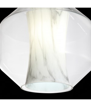 SL1169.113.01 Подвес ST-Luce Черный/Прозрачный, Белый E27 1*40W MARMO-foto6