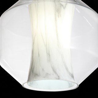 SL1169.113.01 Подвес ST-Luce Черный/Прозрачный, Белый E27 1*40W MARMO-foto6