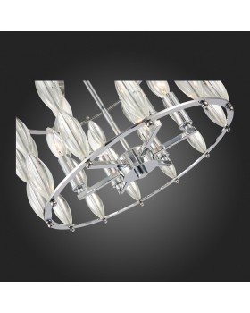 SL1140.102.06 Светильник потолочный ST-Luce Хром, Прозрачный/Прозрачный,Хром E14 6*40W SOGARTE-foto15