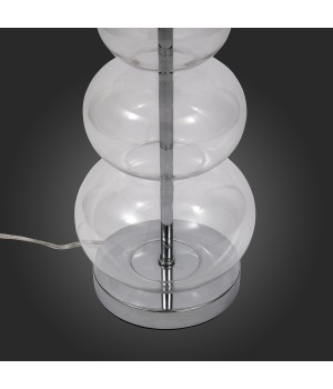 SL970.104.01 Прикроватная лампа ST-Luce Хром, Прозрачное стекло/Белый E27 1*60W (из 2-х коробок) AMPOLLA-foto9