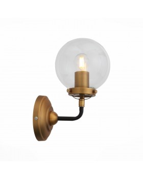 SL234.401.01 Бра ST-Luce Черный, Золото/Прозрачный E27 1*40W VARIETA-foto3