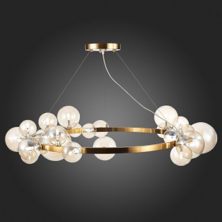 SL1165.303.24 Светильник подвесной ST-Luce Бронза/Коньячный G4 24*5W NECTON-foto3