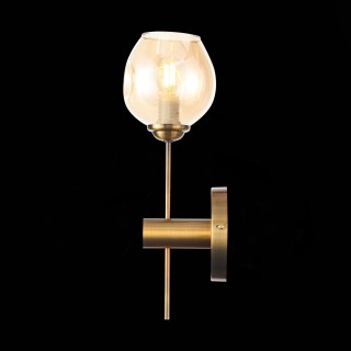 SL1500.201.01 Светильник настенный ST-Luce Золотистый/Янтарный E14 1*40W FOVIA-foto6