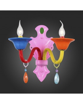 SL672.961.02 Бра ST-Luce Разноцветный/Разноцветный E14 2*40W DELIZIA-foto7