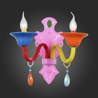SL672.961.02 Бра ST-Luce Разноцветный/Разноцветный E14 2*40W DELIZIA-foto7
