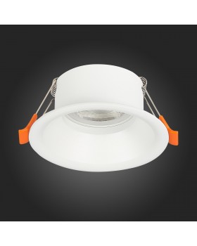 ST201.508.01 Св-к встр. Мат. белый GU10 1*50W D89xH40 220V Без ламп NOBARRA-foto8