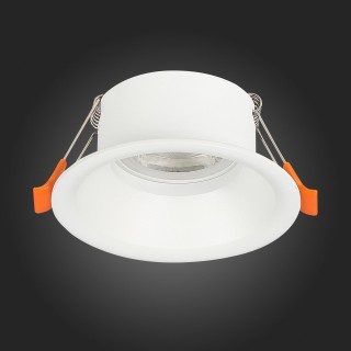 ST201.508.01 Св-к встр. Мат. белый GU10 1*50W  D89xH40 220V Без ламп NOBARRA-foto8