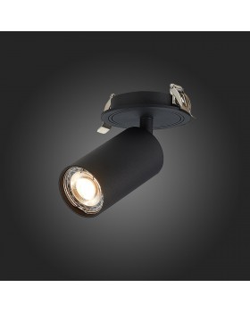 ST303.408.01 Св-к встр. Мат. черный GU10 1*50W L100xW54xH170 220V Без ламп DARIO-foto7