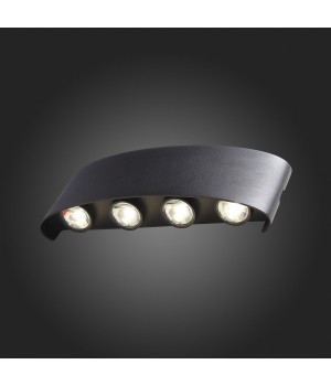 SL089.401.08 Светильник уличный настенный ST-Luce Черный кварцевый LED 8*1W 4000K BISELLO-foto15