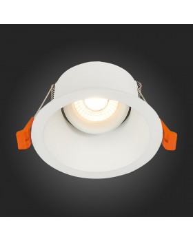 ST207.508.01 Св-к встр. Мат. белый GU10 1*50W D103xH52 220V Без ламп GROSI-foto7