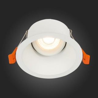 ST207.508.01 Св-к встр. Мат. белый GU10 1*50W  D103xH52 220V Без ламп GROSI-foto7