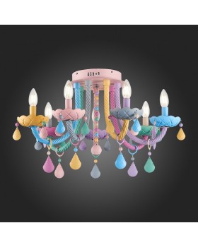 SL1700.782.07 Люстра потолочная ST-Luce Разноцветный E14 7*40W FIATA-foto5