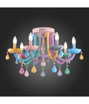 SL1700.782.07 Люстра потолочная ST-Luce Разноцветный E14 7*40W FIATA-foto5