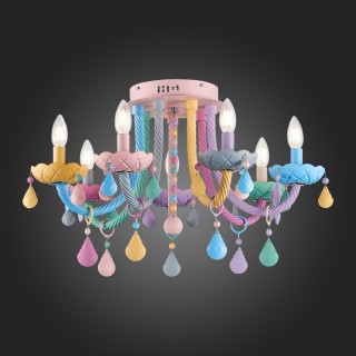 SL1700.782.07 Люстра потолочная ST-Luce Разноцветный E14 7*40W FIATA-foto5