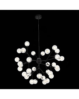 SL376.403.36 Светильник подвесной ST-Luce Черный/Прозрачный, Белый G4 LED 36*2W DEMELE-foto3