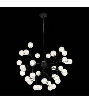 SL376.403.36 Светильник подвесной ST-Luce Черный/Прозрачный, Белый G4 LED 36*2W DEMELE-foto3