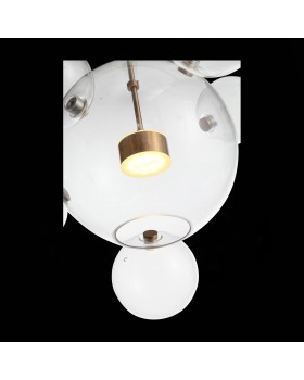 SL1133.213.01 Светильник подвесной ST-Luce Латунь/Прозрачный LED 1*14W 3000K BOPONE-foto6