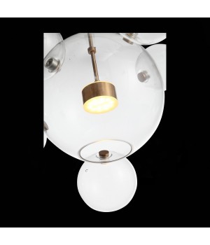 SL1133.213.01 Светильник подвесной ST-Luce Латунь/Прозрачный LED 1*14W 3000K BOPONE-foto6