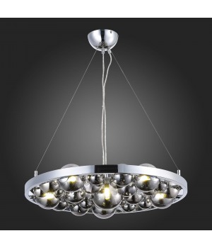 SL1510.103.06 Люстра подвесная ST-Luce Хром/Дымчатый G9 6*5W Olmi-foto6