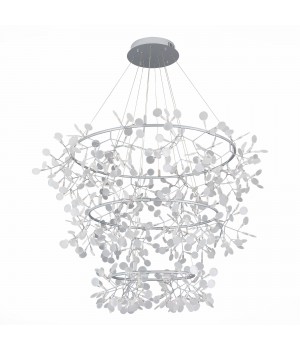 SL379.103.486 Люстра подвесная ST-Luce Серебристый/Белый LED 486*0,5W 3500K RAFINA-foto2