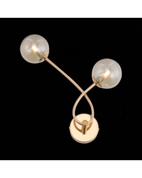 SL435.201.02 Бра ST-Luce Золотистый/Коньячный G9 2*5W PARLLAONE-foto6