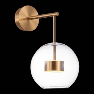 SL1133.201.01 Бра ST-Luce Латунь/Прозрачный LED 1*14W 3000K BOPONE-foto3