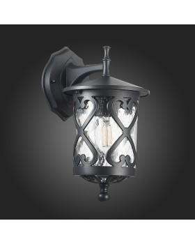 SL085.411.01 Светильник уличный настенный ST-Luce Черный/Черный, Прозрачный E27 1*60W LORNE-foto8
