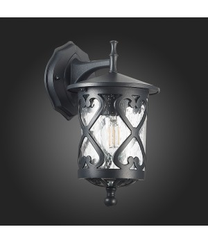 SL085.411.01 Светильник уличный настенный ST-Luce Черный/Черный, Прозрачный E27 1*60W LORNE-foto8