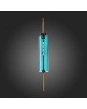 SL1145.381.01 Светильник настенный ST-Luce Латунь/Голубой E27 1*60W CALLANA-foto9