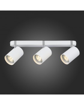 SL597.501.03 Спот ST-Luce Белый, Хром/Белый GU10 LED 3*3W FANALE-foto5