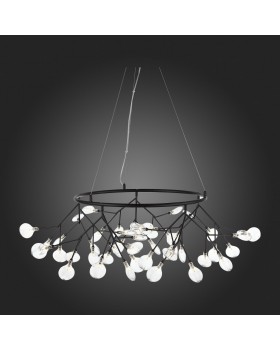 SL411.433.45 Люстра подвесная ST-Luce Черный/Прозрачный G4 45*1,5W RICCARDO-foto3