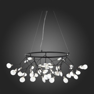 SL411.433.45 Люстра подвесная ST-Luce Черный/Прозрачный G4 45*1,5W RICCARDO-foto3