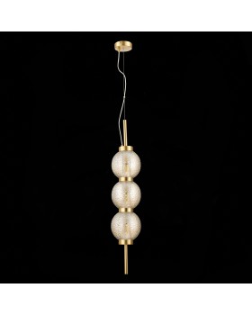 SL1155.303.03 Светильник подвесной ST-Luce Латунь/Коньячный E14 3*40W MARENA-foto5