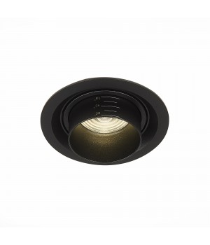 ST701.448.12 Св-к встр. Zoom Черный LED 1*12W 4000K 960Lm Ra90 15°-60° IP20 D115xH95 170-240V ST701