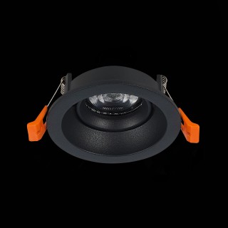 ST208.408.01 Св-к встр. Мат. черный GU10 1*50W  D94xH40 220V Без ламп MISURA-foto5